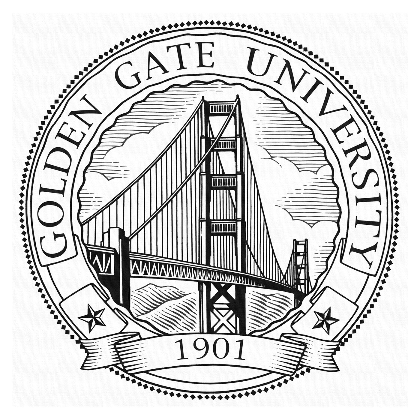 Logo for جامعة جولدن جيت