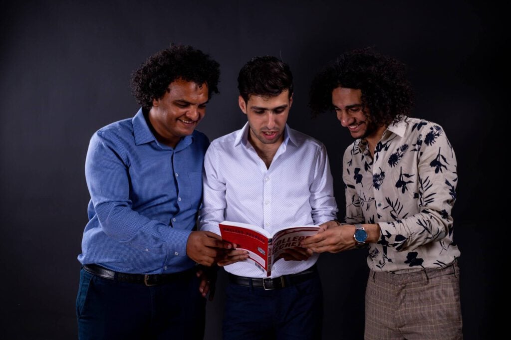 Marj3 / Emonovo Co-Founders Abdo Samy, Sami Al Ahmed And Ahmed Elgebaly