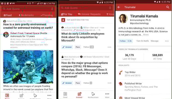  أفضل 11 تطبيق ستحتاج إليه للسفر والسياحة،اطرح الأسئلة مع تطبيق (Quora):