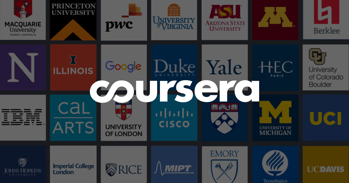 تعلم عن بعد: مع منصات باللغة الإنجليزية، كورسيرا (Coursera) ..تعلم بلا حدود ، 