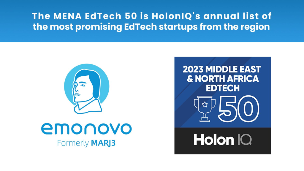 Emonovo: MENA TOP 50 EDTECH by Holon IQ